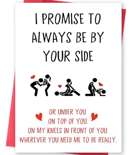Missonemi Funny Valentines Day Gifts for Him Her, Valentines Day Card for Men...