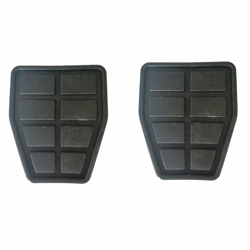 2X Clutch and Brake Pedal Rubber Cap Cover Compatible with VW Golf Jetta Passat Transporter T4 Caddy Caravelle, EDKOT2247