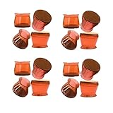 Simpracon Protectores grandes de silicona para patas de silla de 1.5 a 2.1 pulgadas, fundas para patas de silla, fundas para patas de mesa para suelos de madera dura, evitan arañazos, sin ruido