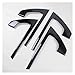 SONGHONG Sheng yu Pian Stainless Steel Interior Door Handle Cover Switch Trims Fit for Toyota Land Cruiser 200 LC200 FJ200 2016 2017 2018 2019 (Color Name : 16pcs Black)