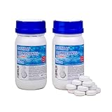 KIT PASTILLAS DESINFECTANTES 3 ACCIONES SUNCLOR 2 X 160 GR: biocida, bactericida y fungicida