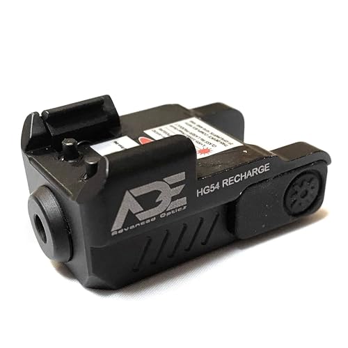 Ade Advanced Optics HG54G Rechargeable Strobe Laser Sight for Pistol Handgun, Green