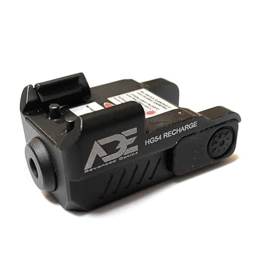 Ade Advanced Optics HG54G Rechargeable Strobe Laser Sight for Pistol Handgun, Green