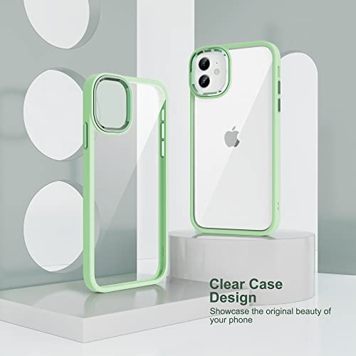 ULAK Funda para iPhone 11, Carcasa a Prueba de Golpes de Estuche Parachoques de Resistente Caso de protección Suave de TPU para Apple iPhone 11 - Verde - Imagen 4