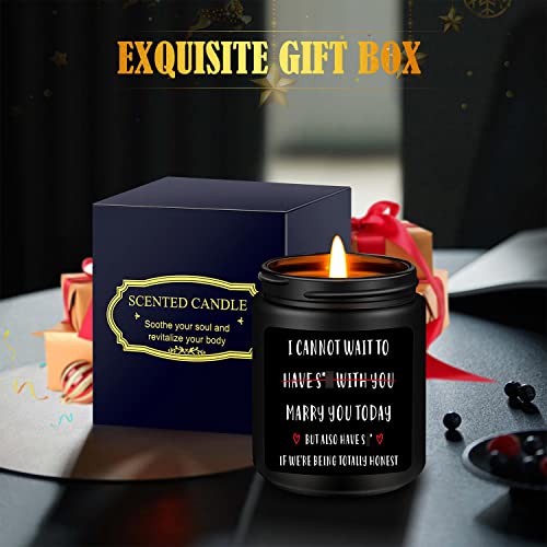 Soglim Wedding Day Candle - Future Husband Gifts, Future Wife Gifts - Gifts For Groom From Bride On Wedding Day - Funny Wedding Gifts For Bride, Groom, Fiance, Soon To Be Husband Future Bride Newlywed #TOP6