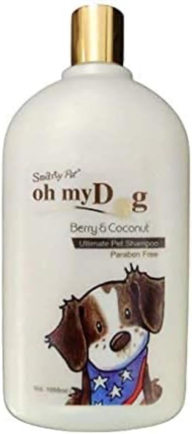 Smarty Pet Oh My Dog Paraben Free Ultimate Pet Shampoo For Puppies & Dogs (Berry & Coconut 500 Milliliter) (Berry & Coconut)