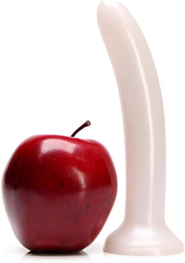 Tantus Sex/Adult Toys Leisure Vibrator - 100% Utra-Premium Flexible Silicone Waterproof, Harness & Suction Cup Compatible, Pegging, G-Spot & P-Spot Stimulation, Anal Safe for Couples - Pearl White