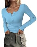 【Match avec】Ce tee shirt manche longue est polyvalent : avec jeans pour un look professionnel en semaine, ou pantalons de loisir pour un style détendu le week-end.