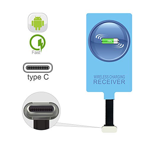 IVY QI Wireless Charging Receiver Adapter with Fast&Smart Microchip Technology for Samsung Galaxy