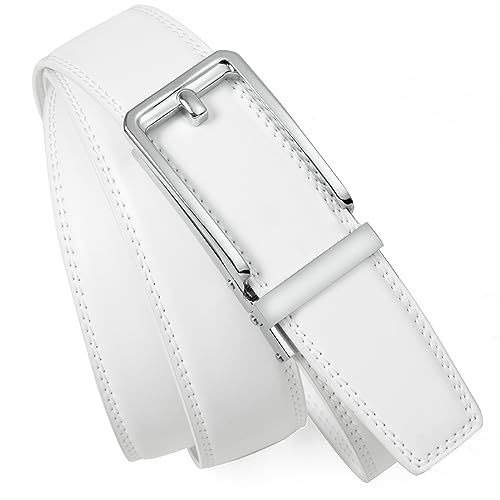 Image of Men's Ratchet Comfort Click Belt -1 3 /8 Leather Dress Belt