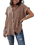 hemdblusenkleid zara Diese kurzarm Bluse ist aus baumwolle stoff. Mit V-Ausschnitt, Knopfleiste und Brusttasche.