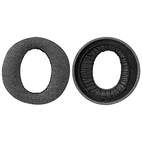 Geekria Comfort Linen Replacement Ear Pads for Sony PlayStation 5, PS5 PULSE 3D Wireless Headphones Ear Cushions, Repair Parts (Grey) - Image 3