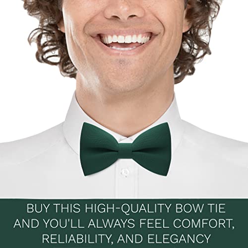 Image of Bow Tie House Mens Bowties Pre-tied Shape Clip on Bowtie Solid Men Formal Wear for kids, baby boys, toddler any age bow ties