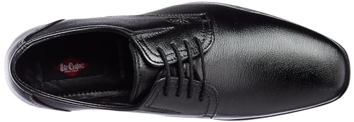 Image of Lee Cooper LC2157B3R Men's Leather Derby Formal Shoes | Lightweight, Comfortable & Stylish Lace-Ups for Office, Business