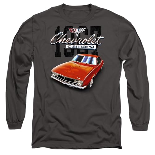 T-Shirt Chevrolet Classic Camaro Manches Longues, l'Esprit Vintage Anthracite