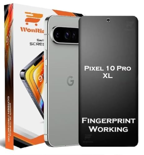 Image of WonRia Pack 1 - Matte Screen Guard Protector For Pixel 10 Pro XL 5G Unbreakable Membrane FingerPrint Working | Flexible TPU Matte Film | Edge to Edge - Installation Kit