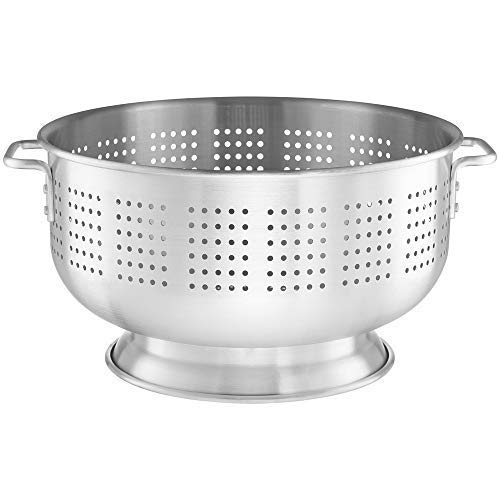 16 Quart Heavy Duty Aluminum Colander With Handles And Stable Base, Kitchen Colander For Pasta Noodles Fruits Vegetables #TOP6