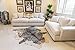 Sunshine Cowhides 100% Genuine Zebra Print Black on Beige Cowhide Rug - Modern Style Animal Skin Rug & Floor Carpet for Living Room, Bedroom, Kitchen & More - Large (6x6-7ft)
