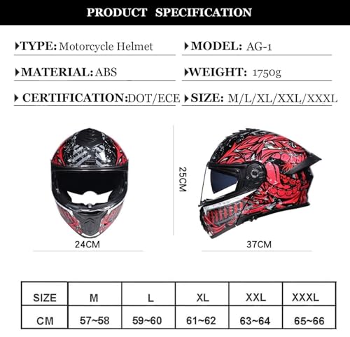 Casque moto modulable avec double visière solaire et écran ECE