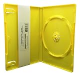 CheckOutStore (10) Premium Standard Single 1-Disc DVD Cases 14mm (Yellow)