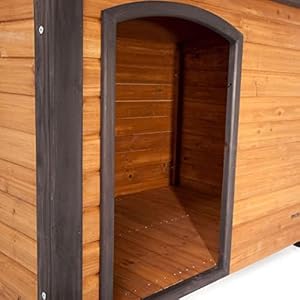 PRECISION PET PRODUCTS Extreme Outback Log Cabin Dog House, Large, Natural Wood (7027013) PRECISION PET PRODUCTS Extreme Outback Log Cabin Dog House, Large, Natural Wood (7027013)
