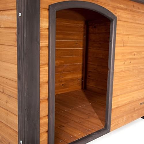 PRECISION PET PRODUCTS Extreme Outback Log Cabin Dog House, Large, Natural Wood (7027013) by PRECISION PET - Image 5