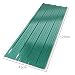 Deuba 12x Paneles para tejado 7m² de chapas perfiladas Verde Techo Pared...
