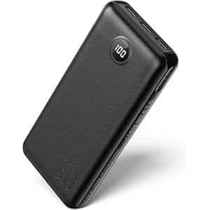 VEGER Batterie Externe 30000mAh, PD20W QC3.0 Power Bank Charge Rapide 4 Sorties et 2 entrées Chargeur Portable avec Affichage LED Compatible avec iPhone/Huawei/Android, etc.
