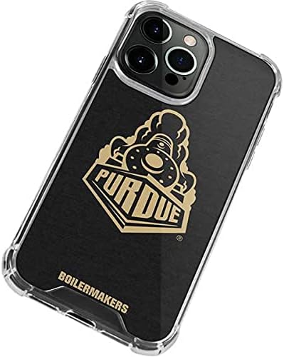 Skinit Clear Phone Case Compatible with iPhone 13 Pro - Officially Licensed Purdue University Signature Logo Design