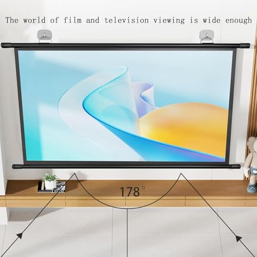 Pantalla Manual para Proyector 4:3 y 16:9 HD 50" miniatura 5