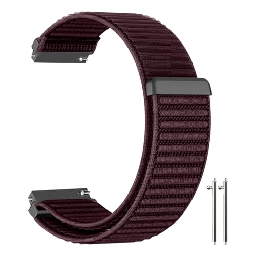 MokaZii 20mm �o���h Garmin Approach J1/Forerunner 570 42mm/165/165 Music/Vivoactive 6/5/Approach S44/S50 �Ή� �ґg�����x���g �x���N���f�U �������ȒP �ϋv