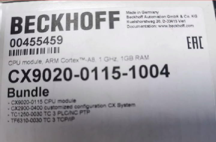 CX9020-0115-1004 Remaining unutilized Spare Parts for Projects