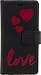 Produktbild Peter Jäckel URBAN Style Book & Cover Love für Huawei P8 Lite 2017 Black