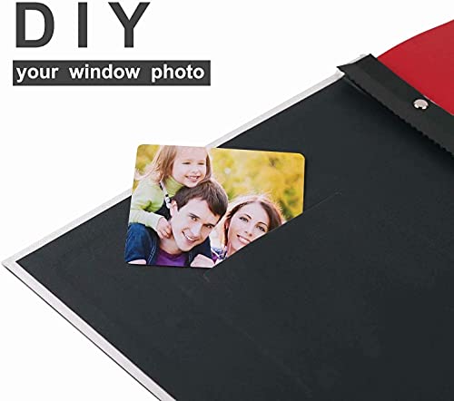 VACNITE Photo Album Self Adhesive, Dust-Free/Air-Free/Glue-Free Scrapbook Album for Wedding/Family, Linen Cover DIY Gift Magnetic Photo Book with 40 Sticky Pages Holds 8X10, 6X8, 5X7, 4X6
