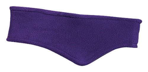 Port Authority R-Tek Stretch Fleece Headband, Purple, One Size