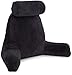 Husband Pillow XXL - Reading Pillow Bed Chair with Arms & Back Support - Black - Back Pillow for Bed Sitting Up - BedRest Arm Pillow - Comfy Reading Pillow for Adults