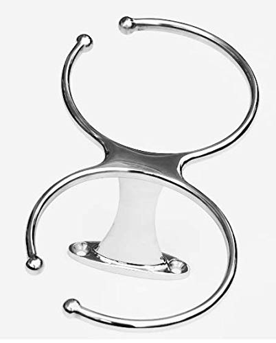 Marine Part Depot Stainless Steel Double Ring Cup Drink Holder - Open Design #TOP1