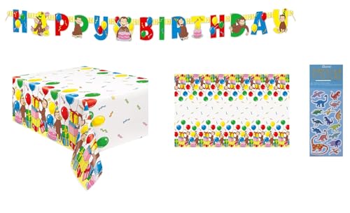 Curious George Birthday Party Supplies Bundle