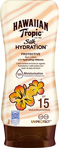 Hawaiian Tropic Silk Hydration Protective Sun Lotion Sonnencreme LSF 15, 180 ml, 1 St