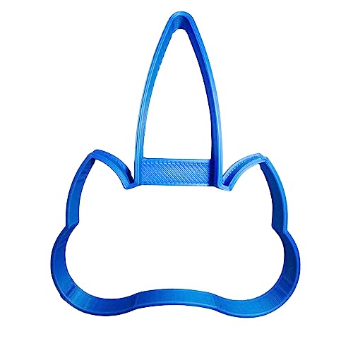 UNICORN HEAD FOWARD FACING MAGICAL HORSE WITH HORN OUTLINE COOKIE CUTTER MADE IN USA PR3234