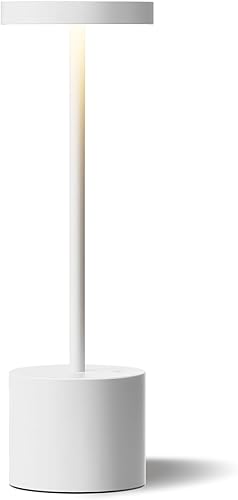 Miniatura 13 de Lámpara de mesa inalámbrica negra, lámparas con batería recargable de 4000mAh, lámparas LED inalámbricas para exteriores con atenuación continua en