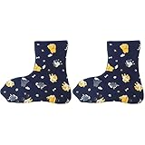 丸和貿易 ぽかぽかそっくす お散歩シバ ネイビー アンクル 2003971-03