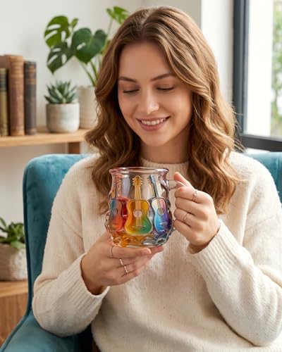 Taza de café con forma de guitarra de 11 OZ miniatura 2