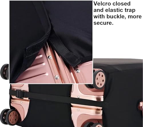 Travel Luggage Cover, Suitcase Protector for 18-28 Inch Luggage (Coffee, 26-28 inch)2