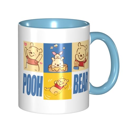 くまのプーさん マグカップ 330ml ティーカップ コーヒーカップ カップ セラミック Mug Cup 軽量 直接ドリップ おしゃれ かわいい 電子レンジ対応 グッズ オフィス 家用 プレゼント