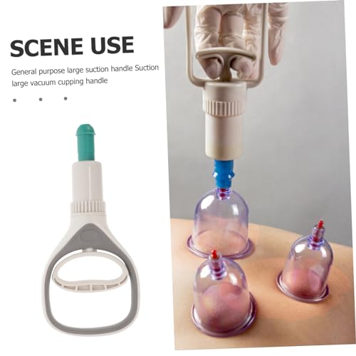 Bomba manual de ventosa para terapia de cupping, herramienta de vacío resistente para alivio muscular y circulación, diseño ligero para uso doméstico en cuello y espalda miniatura 5