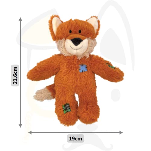 KONG Empresa 38750938: brinquedo de cachorro com nós selvagens, raposa Sm/Md