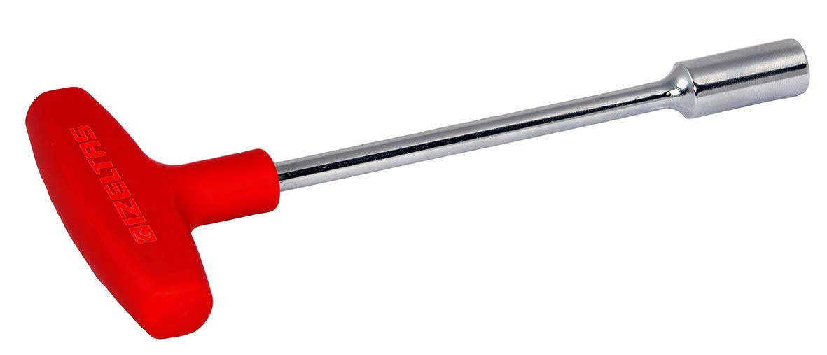 izeltas T Tİpi Lokma Uçlu Tornavida, Kırmızı, 10 Mm