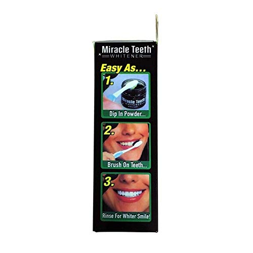 ELECTROPRIME Black Activated Carbon Teeth Cleaning Powder Miracle Teeth Natural Activity V1E1
