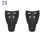 2 PCS Remote Key Shell Case FOB For SAAB 9-3 9-5 Replacement Keyless Entry 4 Button NEW (2x)